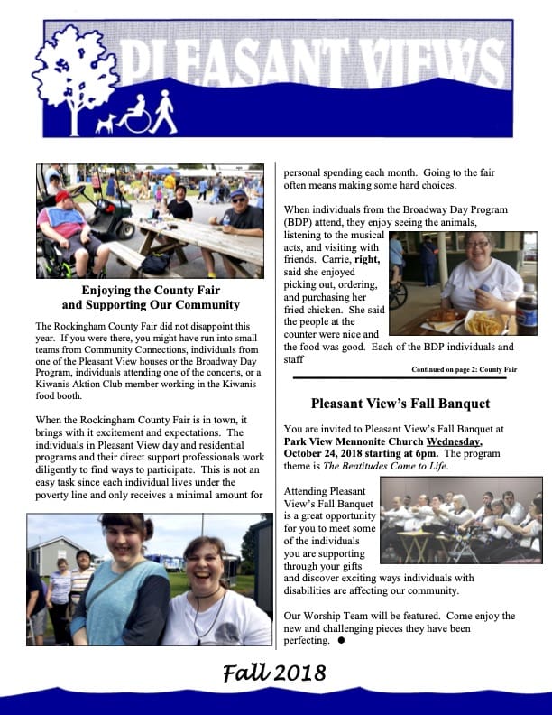 Fall 2018 Newsletter